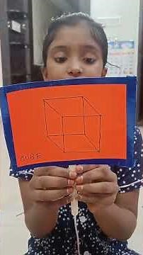 Maths class 2 shapes explanation with flash cards