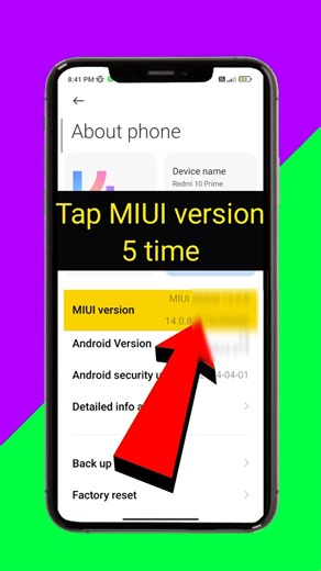 How to enable developer option on android || #developer #developeroption