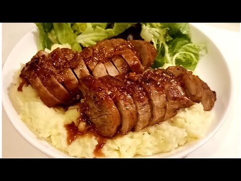 Pork Tenderloin with Honey Garlic Sauce Recipe