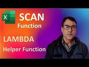 SCAN Function in Excel | Lambda Scan function | Lambda array helper function in excel