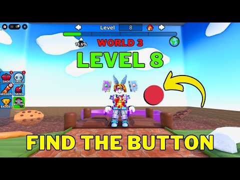How To Complete Roblox Find The Button Level 8 | World 3
