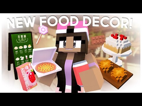 Super Cute Food Decoration Mods For Minecraft PE 1.16+! 🍰🍡🍪 [desserts, sushi, pizza & more]