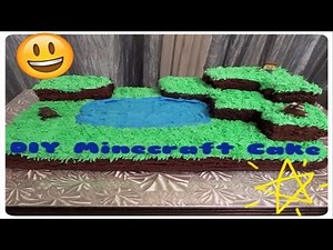 HOW TO MAKE A Minecraft Cake Village | Cake Tutorial For Beginners