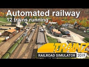 Automated model railway - Trainz