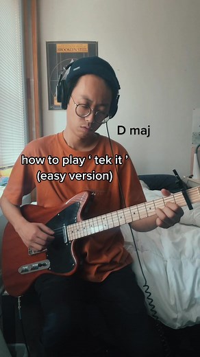Easy Guitar Tutorial: How to Play Tek It by Cafuné