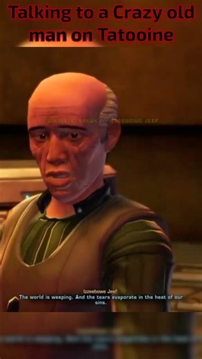 Talking to a Crazy Old Tatooine Man! #swtor #starwars #sith #theoldrepublic #gamingshorts