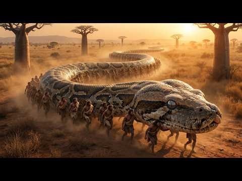 Life Million Years Ago 😱 Giant Python Hunted Early Humans