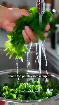 Try this Parsley Tea for Bloating & Water Retention Relief!