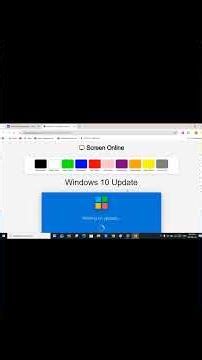 fake update prank trick ll window update prank ll computer short video #shortsviral #viral #computer