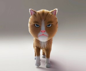 ArtStation - Cartoon Cat Rig In Maya | Game Assets