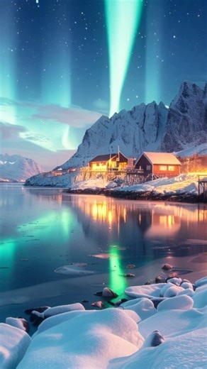 Watch till your eyes feel heavy #northernlights #deepsleep #sleepvideo #nightrelaxation