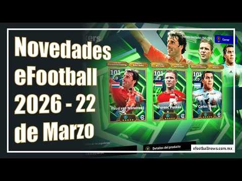 🚨Novedades eFootball 22 de Marzo🚨 en #efootballmobile - #efootballnews⌚