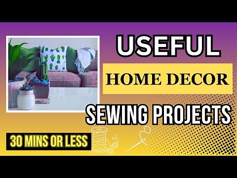 DIY Living Room Decor // Sewing Tutorials and Patterns You'll Love