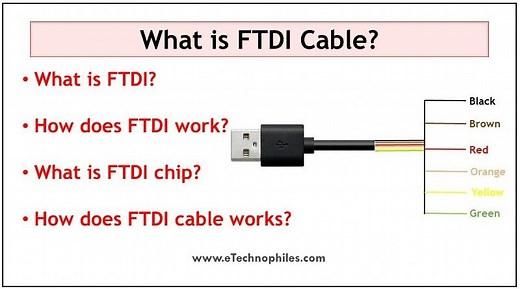 What is FTDI Chip and Cable? Where are they Used?