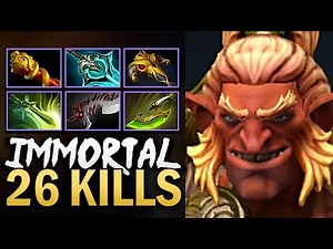 Troll Gameplay with 26 Kills and Disperser - Dota 7.39