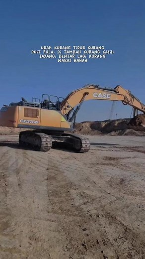 CASE Excavator Stunts at Sandy Construction Site
