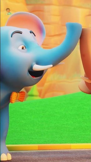 Ek Mota Hathi Ghumne Chala Animal Shorts, एक मोटा हाथी #shorts #hindicartoon #education #shortvideo