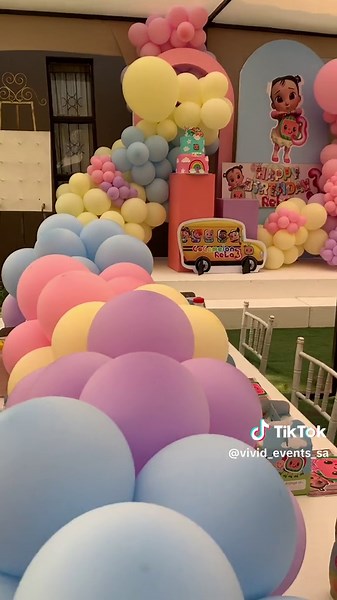 Cocomelon themed birthday party for baby Rea. We got you covered for all kiddies deco events. Call us for quotes and enquires