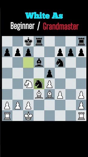 Beginner vs Grandmaster: Chess Moves Compared