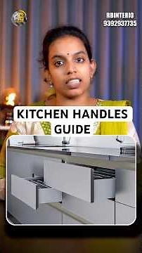 Top 10 Kitchen Handles for Modern Modular Kitchens (2026 Guide)#interiordesign #rbinterio #homedecor