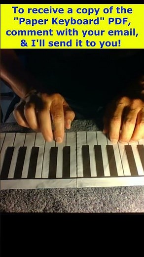 Paper Piano Keyboard Lessons!