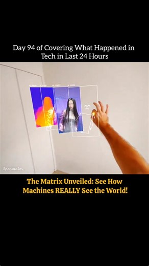 Tech in A Day on Instagram: "Ever wondered how machines 'see' the world? This mind-blowing prototype by dmvrg breaks down videos into their raw components, revealing the hidden layers that make up our reality. From depth maps to object tracking, it's a fascinating glimpse into the mechanics of machine vision - and a reminder of the incredible complexity of our own human perception #artificialintelligence #techinnovation #innovationnation #ai #innovation #technews #explorepage #tech #techenthusia