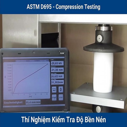 ASTM D695 - Độ Bền Nén (Compression Testing)