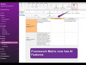 Framework Matrix now with AI Features