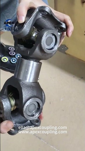Custom cardan shaft #powertransmission #driveshaft #universaljoint #flexiblecoupling #cardanshaft