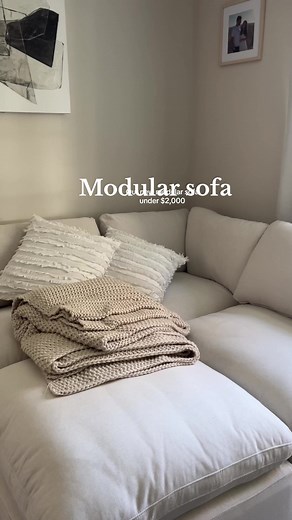 Affordable Modular Sofa Under $2,000 | Trendy Furniture Design