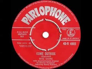 Mike Sarne Wendy Richard Come Outside 1962 British