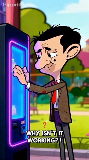 Mr Bean vs The Crazy Vending Machine 😂 | Funny Cartoon Shorts