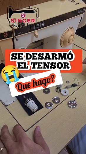 Cómo ajustar el tensor de hilo de una máquina de coser Singer