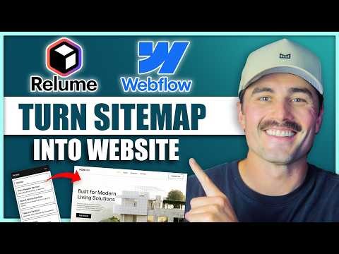How to Turn a Relume Sitemap into a Webflow Website (Build Process from Start to Publish)