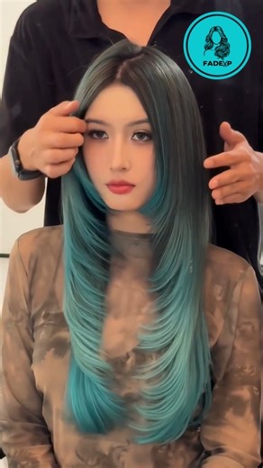 Step-by-Step Gradient Hair Color Tutorial | Trendy Hair Dye Ideas #howtocutcurlyhair #hairstyle