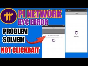 Pi Network All KYC Error | Problem Solved | Tagalog Tutorial
