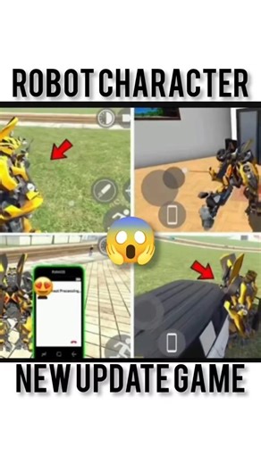 Indian bike driving 3D new robot characteristic code number