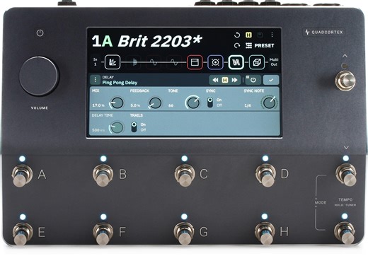 Neural DSP Quad Cortex Digital Amp Modeling and Multi-Effects Floorboard with Neural Capture Technology