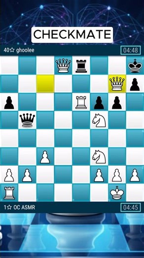 Online Chess ASMR #65 ♟️ — Checkmate! #shorts