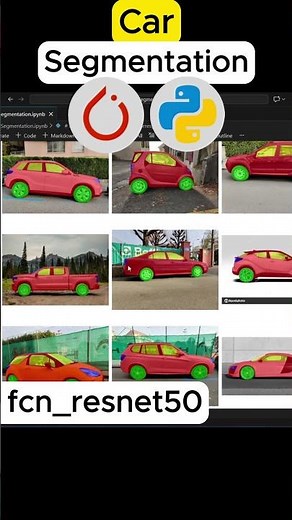 Car Segmentation with PyTorch 🚗 | FCN-ResNet50 in Action #computervision #photoshop #deeplearning