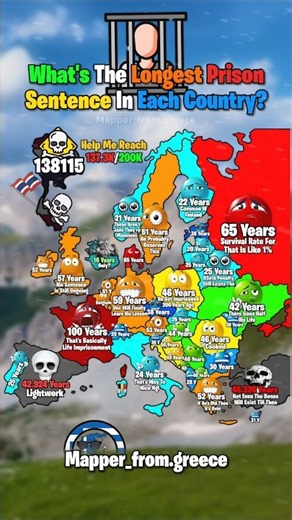 👮🚓☠️#map #mapper #maps #mapperfromgreece #shorts #europe #usa #geography #geo #countryballs #mapping