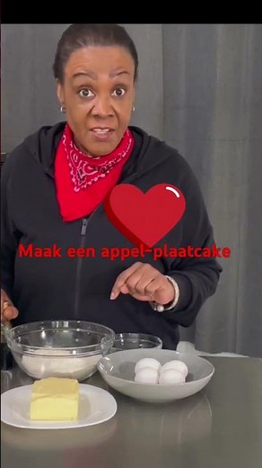 Maak een appel plaatcake! Zo lekker! #plaatcake #appel #appelcake #cake
