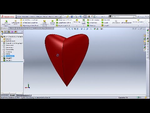 Solidworks Deutsch Grundlagen Beginner Tutorial Herz / Heart