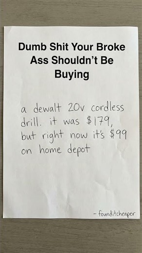 dewalt 20v cordless drill deal - $99 (was $179)
