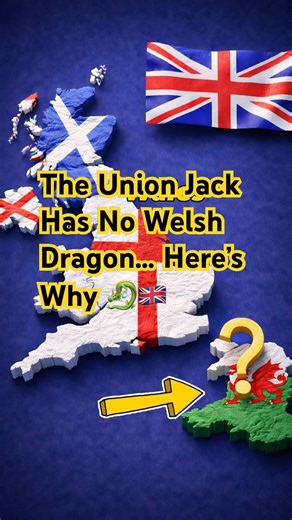 Why Wales Isn't on the Union Jack?! 🤯 #ukfacts