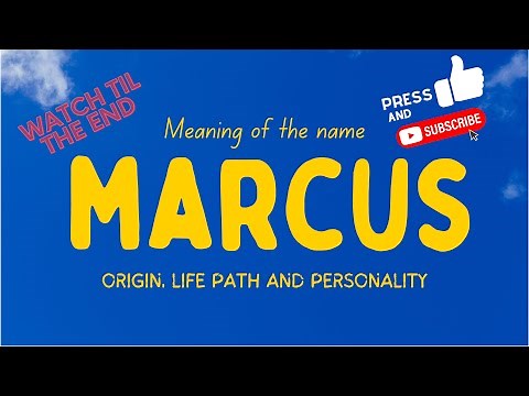 Meaning of the name Marcus. Origin, life path & personality.