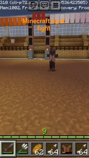 Minecraft Me VS Husk Fight #subscribe #like for #channel #viral craft