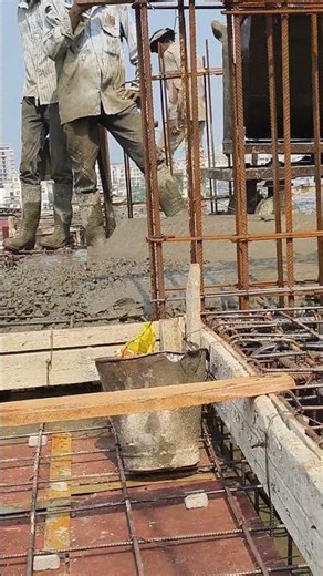 RCC concrete slab concrete work 💪💪💪💪