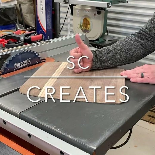 HOW I CUT A PIZZA PEEL BEVEL #shorts