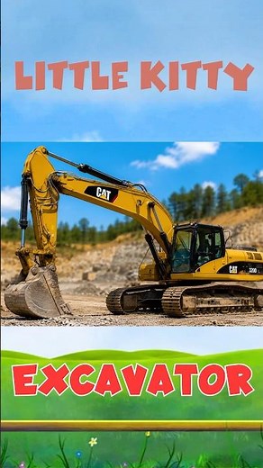 Excavator for Kids 🚜 Dig, Scoop & Learn Construction Vehicles!